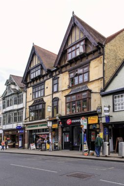 Oxford 'da tarihi bir bina, Uk.