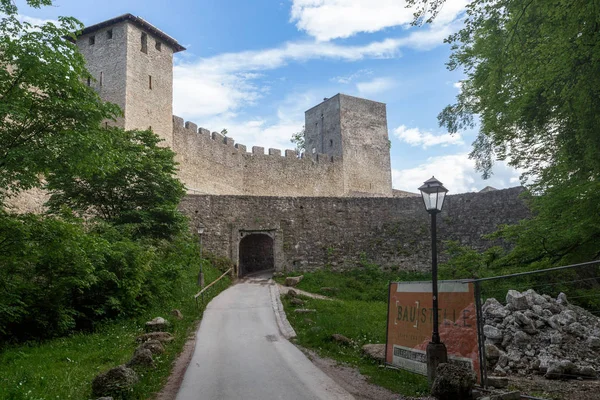 Salzburg Austria Maggio 2019 Bastione Burgerver Una Delle Fortificazioni Cittadine — Foto Stock