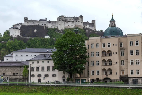 Salzburg Austria Maggio 2019 Questo Castello Hohensalzburg Sul Monte Festung — Foto Stock