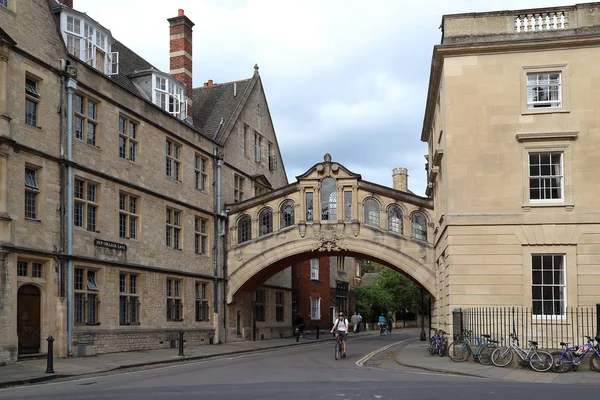 Oxford Velká Británie Května 2014 Most Vzdychání Spojující Dvě Části — Stock fotografie