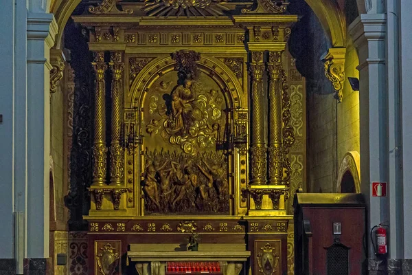 Barcelona Spagna Maggio 2017 Questa Una Cappella Con Bassorilievo Religioso — Foto Stock