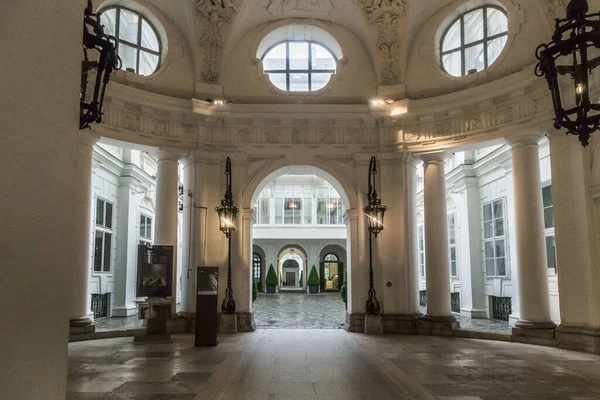 Vienna Áustria Maio 2019 Este Lobby Interno Palácio Doun Kinsky — Fotografia de Stock