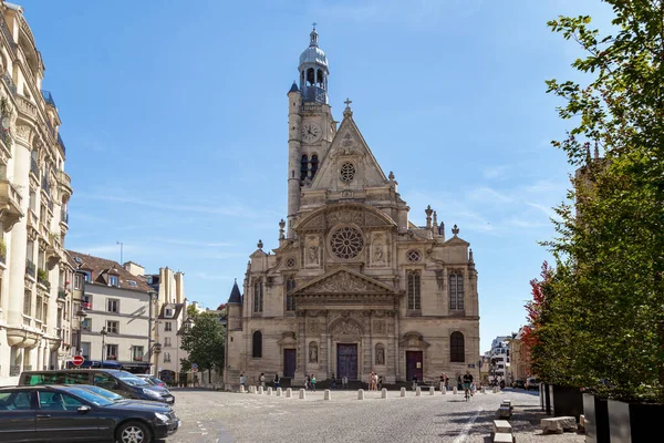 París Francia Agosto 2019 Esta Iglesia Católica Medieval Saint Etienne — Foto de Stock