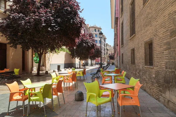 Zaragoza Spanje Mei 2017 Dit Oude Voetgangers Jose Palafox Street — Stockfoto