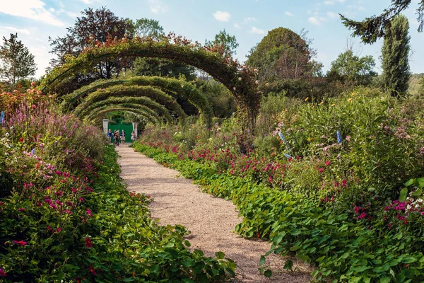 Giverny França Agosto 2019 Este Dos Becos Jardim Propriedade Pintor — Fotografia de Stock