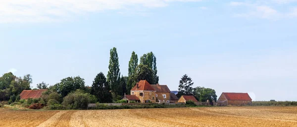 Normandy Frankrike Augusti 2019 Detta Typisk Herrgård Landsbygden Övre Normandie — Stockfoto