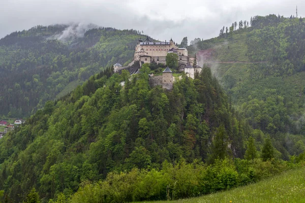 Werfen Austria Maggio 2019 Questo Castello Hohenwerfen Xvi Secolo Nella — Foto Stock