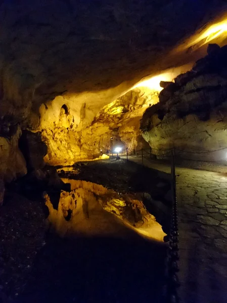 Caverna Dupnisa Demirkoy Kirklareli Turquia — Fotografia de Stock