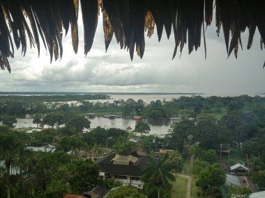 Brezilya'da Amazon Nehri 