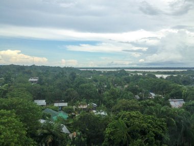 Brezilya'da Amazon Nehri 