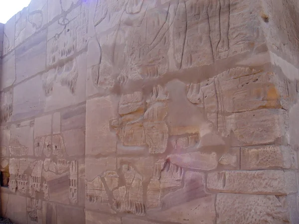 Świątynia Karnak Luksorze Egipskim — Zdjęcie stockowe