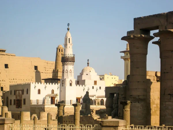 Kuil Karnak Kota Mewah Mesir Stok Gambar Bebas Royalti