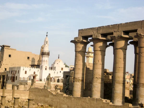 Ναός Karnak Luxor Πόλη Egypt — Φωτογραφία Αρχείου