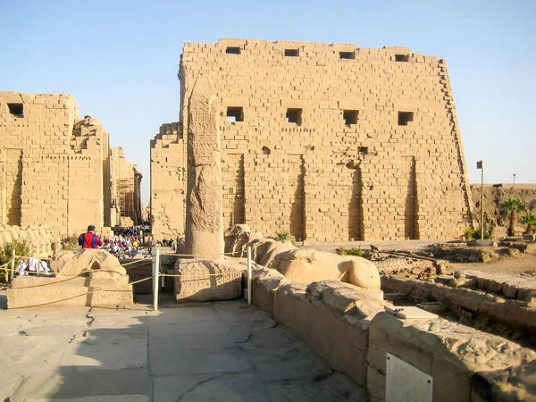 Ναός Karnak Luxor Πόλη Egypt — Φωτογραφία Αρχείου