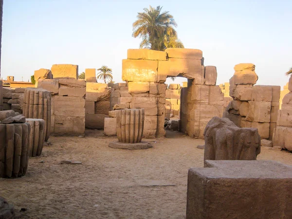 Templo Karnak Egipto Ciudad Luxor — Foto de Stock