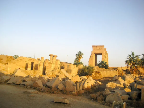 Templo Karnak Egipto Ciudad Luxor — Foto de Stock