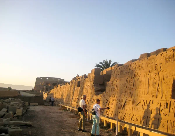 Ναός Karnak Luxor Πόλη Egypt — Φωτογραφία Αρχείου