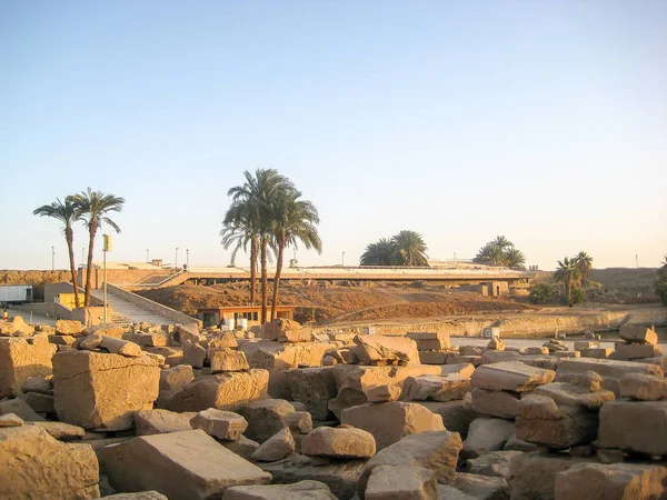 Chrám Karnaka Luxusním Městě Egypt — Stock fotografie