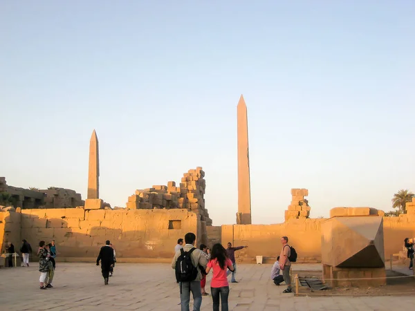 Świątynia Karnak Luksorze Egipskim Miasta — Zdjęcie stockowe