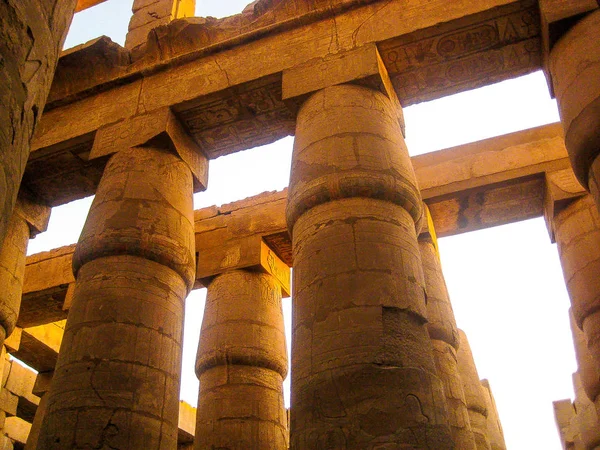 Templul Karnak Din Orașul Luxor Egipt — Fotografie, imagine de stoc