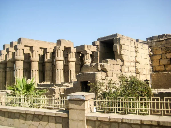 Ναός Karnak Luxor Πόλη Egypt — Φωτογραφία Αρχείου