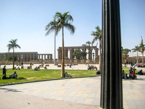 Ναός Karnak Luxor Πόλη Egypt — Φωτογραφία Αρχείου