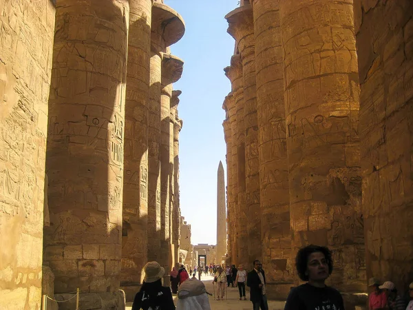 Templo Karnak Egito Cidade Luxor — Fotografia de Stock