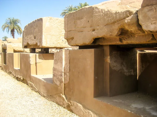 Templo Karnak Egipto Ciudad Luxor — Foto de Stock