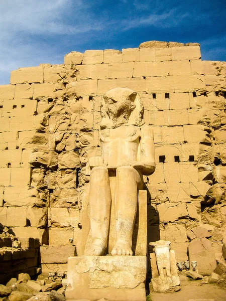 Templo Karnak Egito Cidade Luxor — Fotografia de Stock