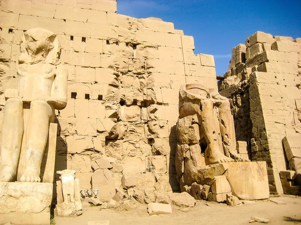 Templo Karnak Egipto Ciudad Luxor — Foto de Stock