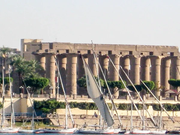 Templo Karnak Egipto Ciudad Luxor — Foto de Stock