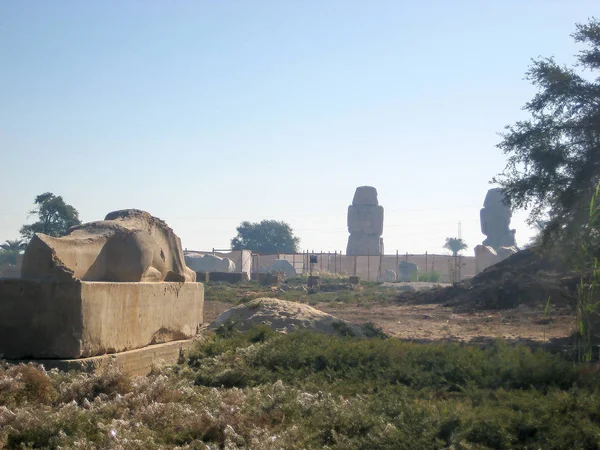 Templo Karnak Egipto Ciudad Luxor — Foto de Stock