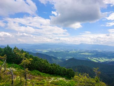 Ukrayna 'daki Karpat Dağları.