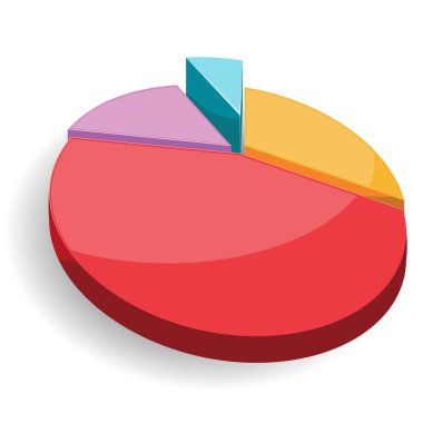 Pasta grafik grafik renkli vektör