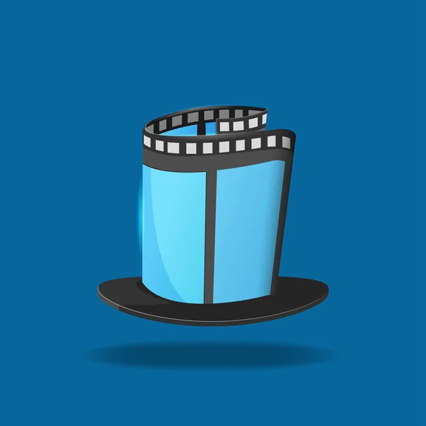 Chapeau de film Magic Movie Icon Vector — Image vectorielle