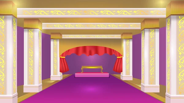 Stateroom Violet Luxury Design Background Vector — Stock Vector