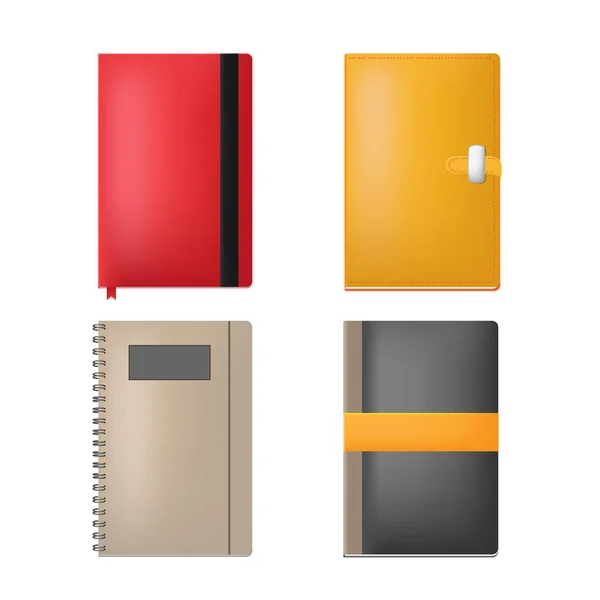 Note Livre papier Collection Set vectoriel — Image vectorielle