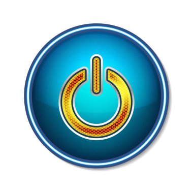 Güç düğmesi sembol simge teknoloji vektör