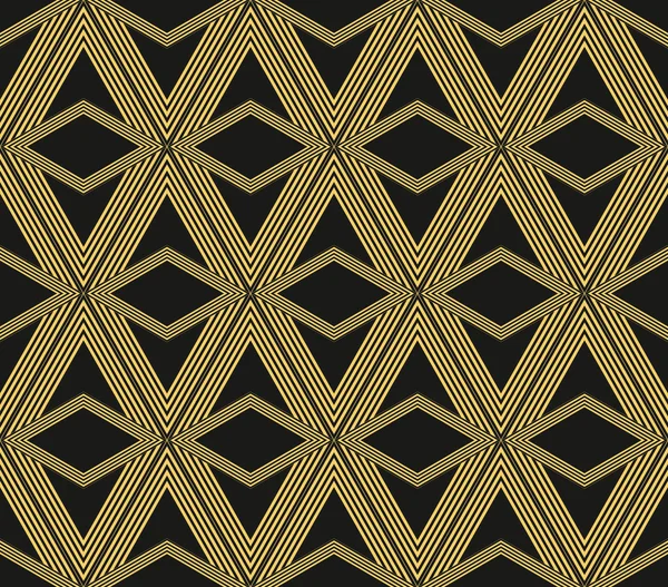 Art Deco patrón de fondo de pantalla vintage sin costuras. — Archivo Imágenes Vectoriales