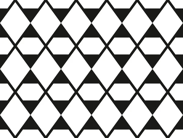 Rhombuse と幾何学的なタイルを繰り返し、シームレスなパターン ベクトル — ストックベクタ