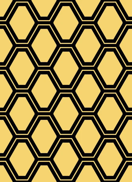 Modèle hexagone géométrique rétro sans couture . — Image vectorielle