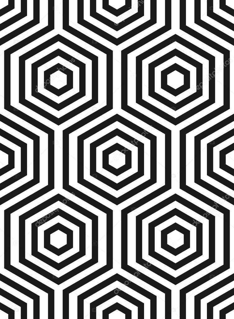 Honeycomb pattern. Seamless hexagons texture. Vector art