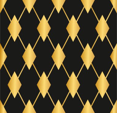 Art deco sorunsuz duvar kağıdı deseni