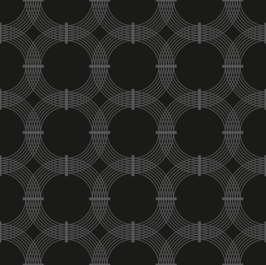Karışık daireler, vec ile basit geometrik seamless modeli