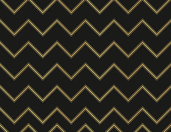 Carrelage vectoriel motif chevron avec zig zag noir sur fond — Image vectorielle