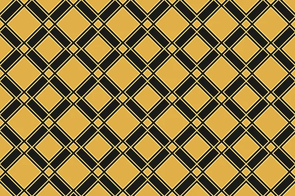 Astratto Art Deco Black and Gold Pattern — Vettoriale Stock