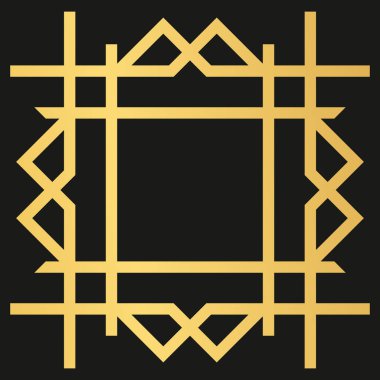 Vektör görüntü, dekoratif süs çerçeve