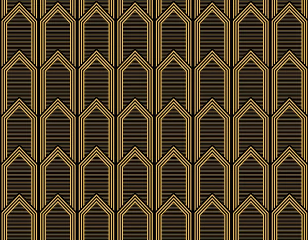 Art deco naadloos patroon — Stockvector