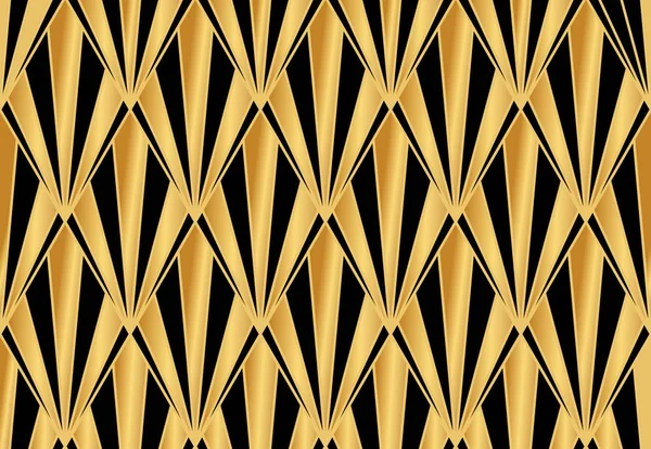 Art Deco ornamento sin costura pattern.decoration . — Vector de stock