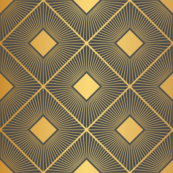 Déco art déco motifs sans couture ornement . — Image vectorielle